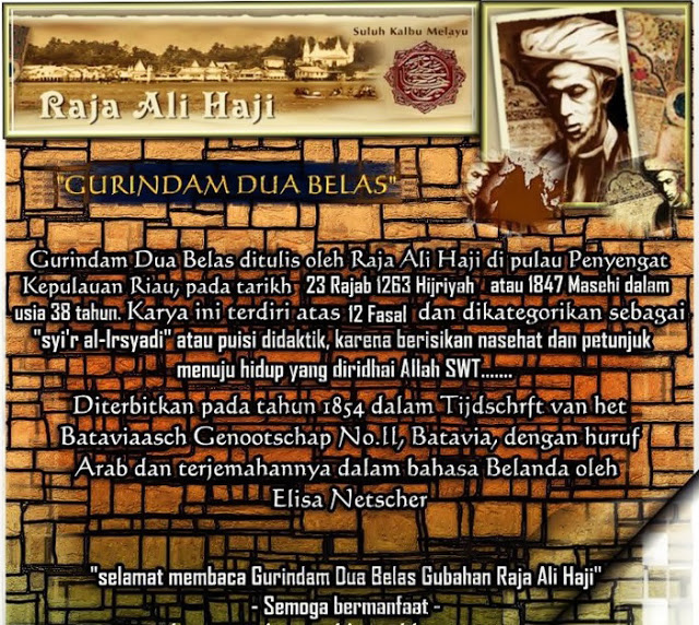 Mengenal Sosok Sang Penulis Gurindam Dua Belas, Raja Ali Haji